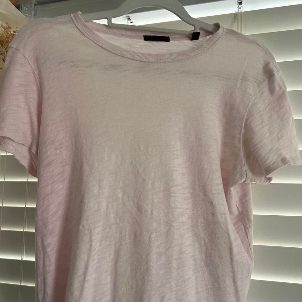 ATM pink slub classic elevated basic short sleeve tshirt | size medium - Picture 4 of 7